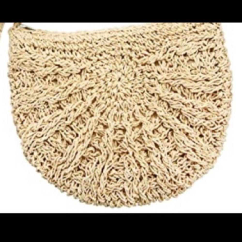 Woven Straw  Crossbody Purse Shoulder Bag